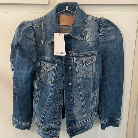 Retrofete Jackets & Coats Retrofete Denim Jacket Ada In Worn